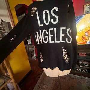 Forever 21 Black Knit Sweater Top